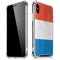 Netherlands Flag Distressed iPhone XS Max Clear Case